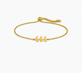 18K Gold PVD Stainless Steel Angel Number Bracelet 444