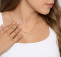 18K Gold PVD Stainless Steel Angel Number Necklace 111