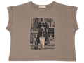 “Coffee, Gold Old Days and Labs Graphic Crop Tee”