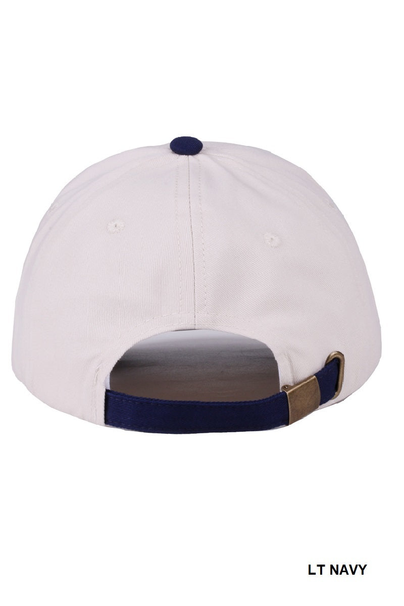 "Howdy Honey" Two-Tone Canvas Cotton Cap