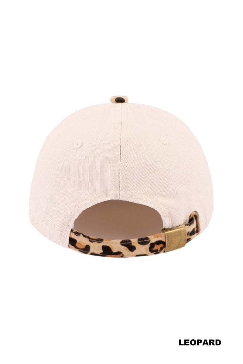 "You're Better Off" Two-Tone Canvas Cotton Cap