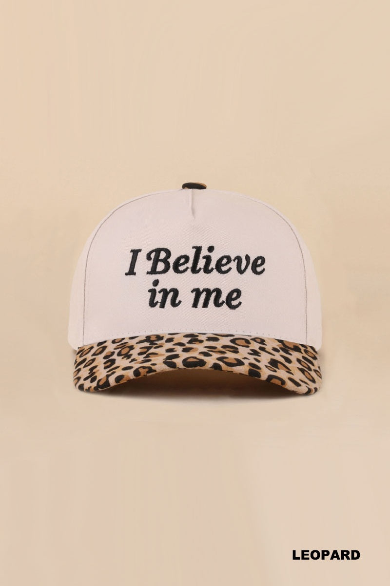"I Believe In Me" Two-Tone Snapback Hat