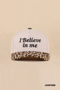 "I Believe In Me" Two-Tone Snapback Hat