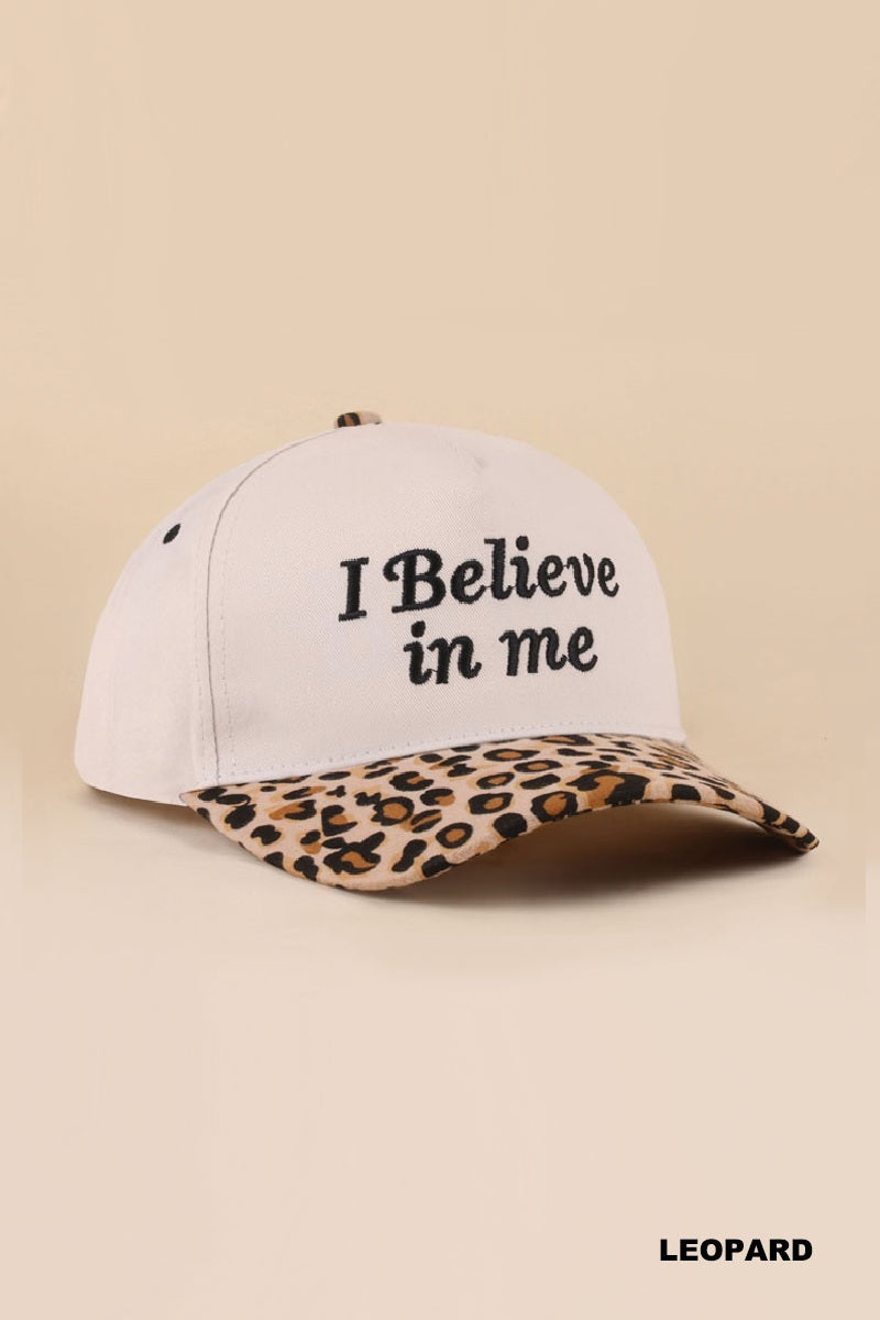 "I Believe In Me" Two-Tone Snapback Hat
