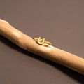 18K Gold PVD Stainless Steel Horseshoe Symbol Ring