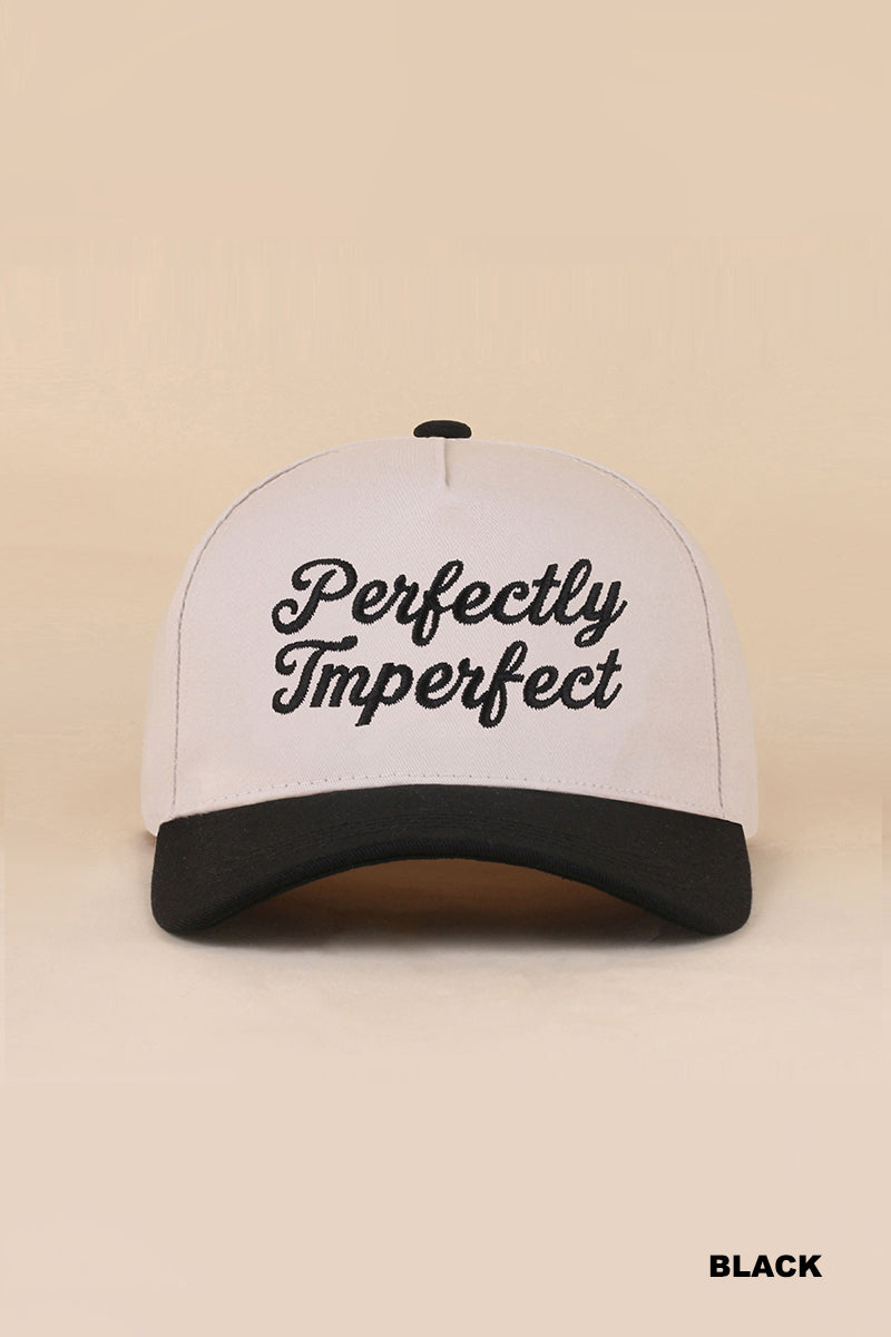 "Perfectly Imperfect" Two-Tone Snapback Hat