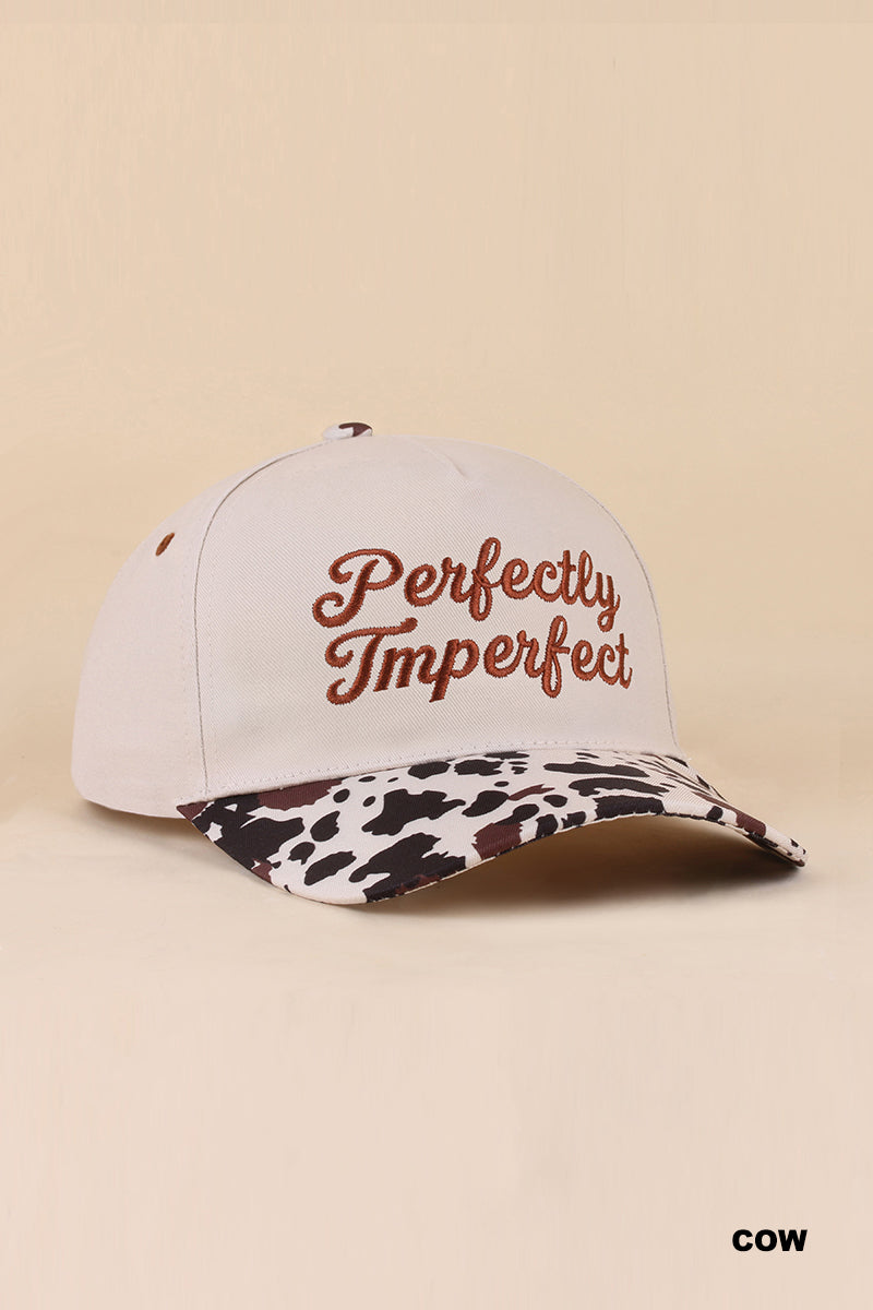 "Perfectly Imperfect" Two-Tone Snapback Hat
