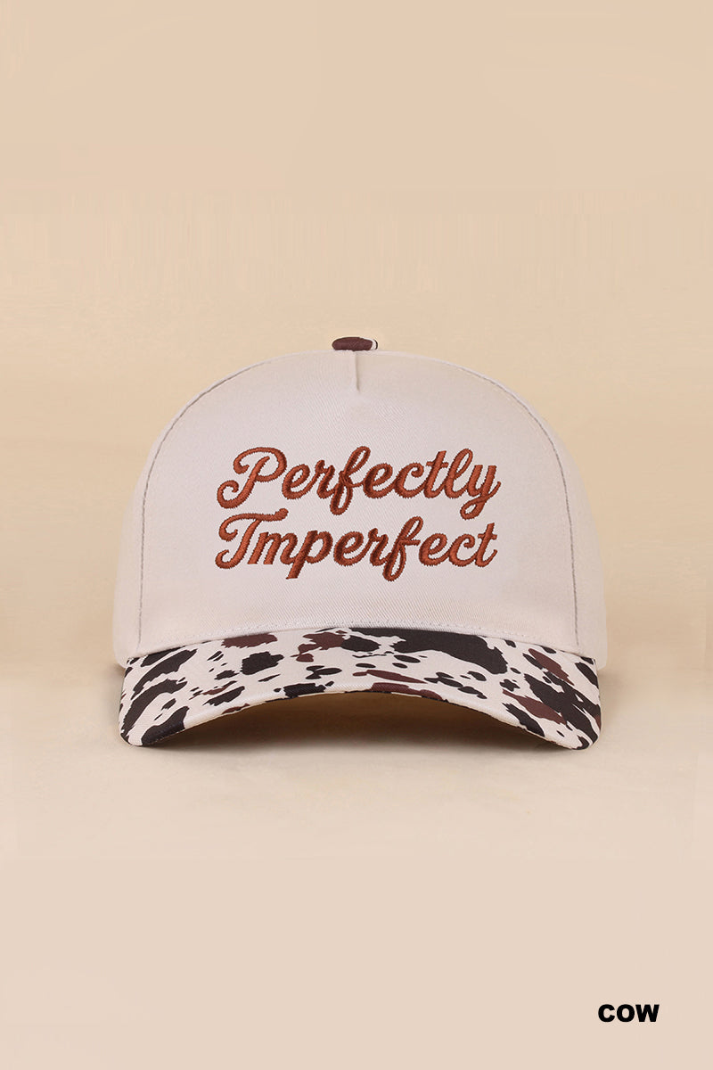 "Perfectly Imperfect" Two-Tone Snapback Hat